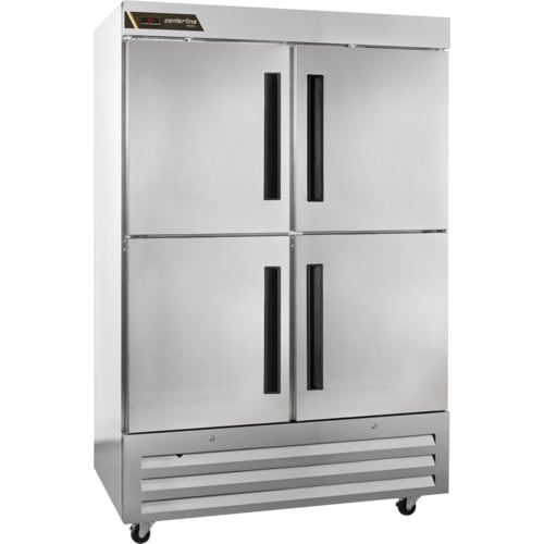 Traulsen CLBM-49R-HS-LR C-Series 53" Four Solid Half Door Reach-In Refrigerator, Left/Right Hinged