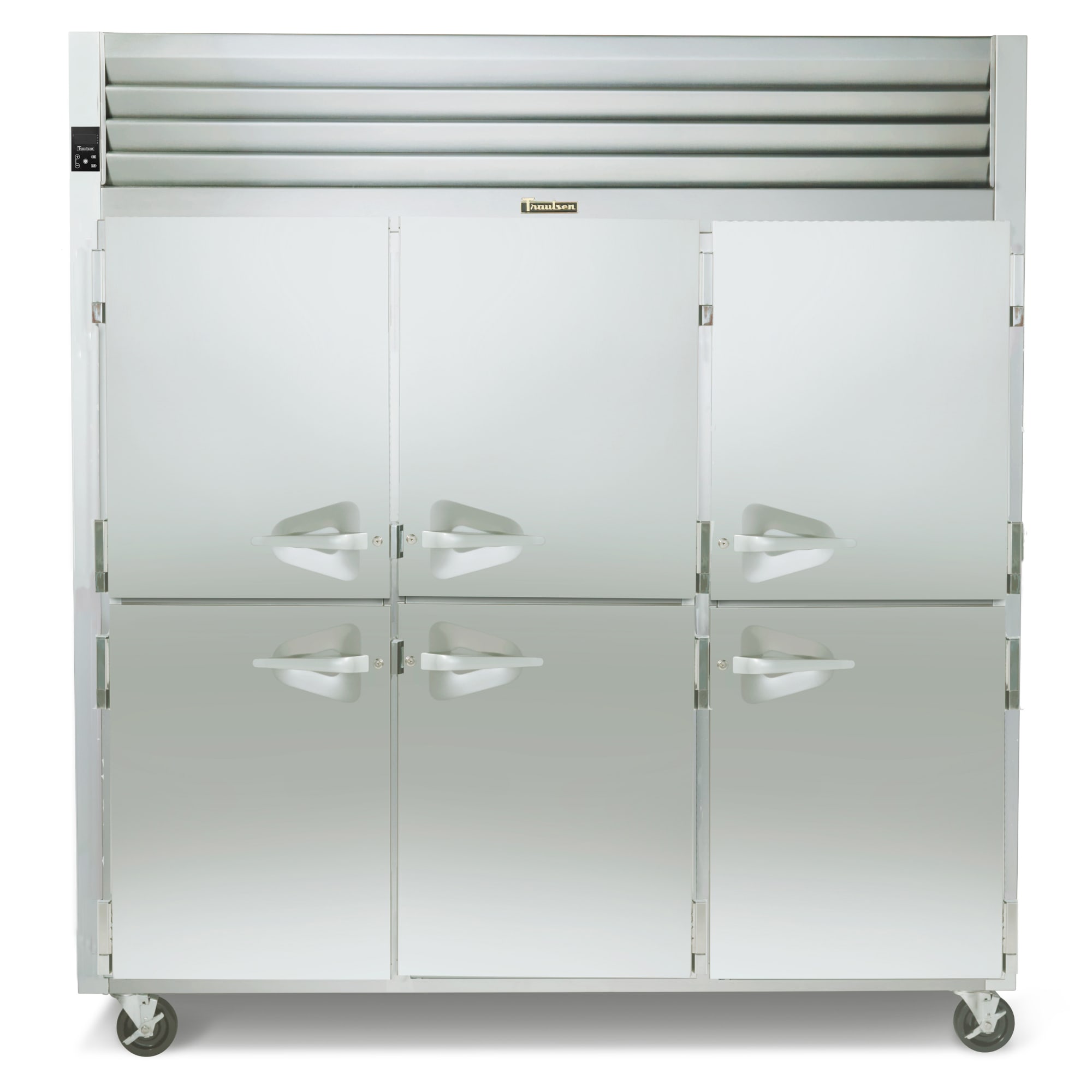 Traulsen G30000 Dealer's Choice 76" Six Solid Half Door Reach-In Refrigerator, Left/Right/Right-Hinged