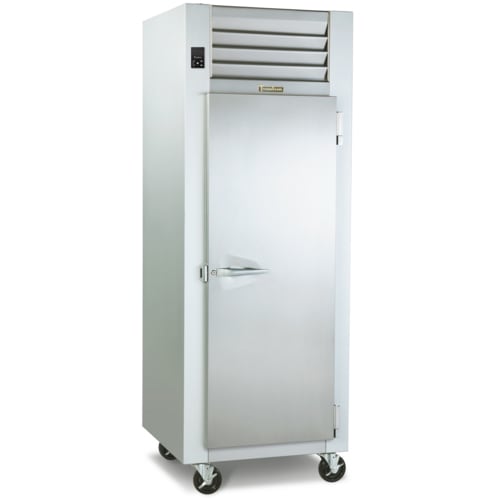 Traulsen RHF132W-HHS Spec-Line R Series 1-Section Reach-In Heated Holding Cabinet with Half Height Solid Doors, 208-230V