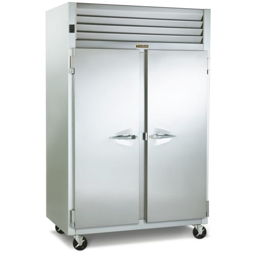 Traulsen RHF232W-FHS Spec-Line R Series 2-Section Reach-In Heated Holding Cabinet with Full Height Solid Doors, 208-230V