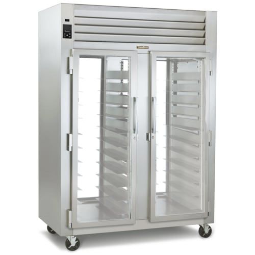Traulsen RHF232WP-FHG Spec-Line R Series 2-Section Pass-Thru Heated Holding Cabinet with Full Height Glass Doors, 208-230V