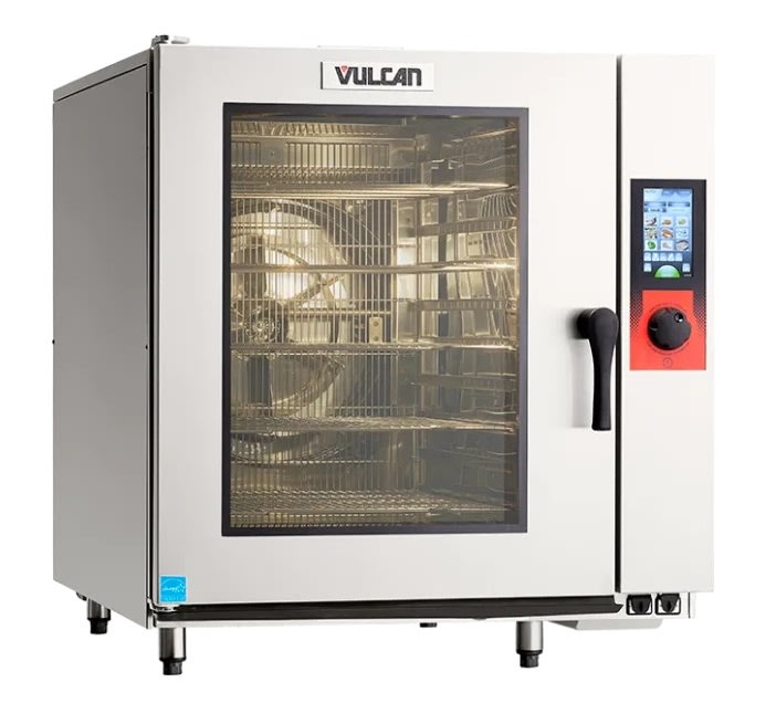 Vulcan TCM-102E-480GR 10-Level Full Size Electric Combi Oven with Touch Controls, 480V