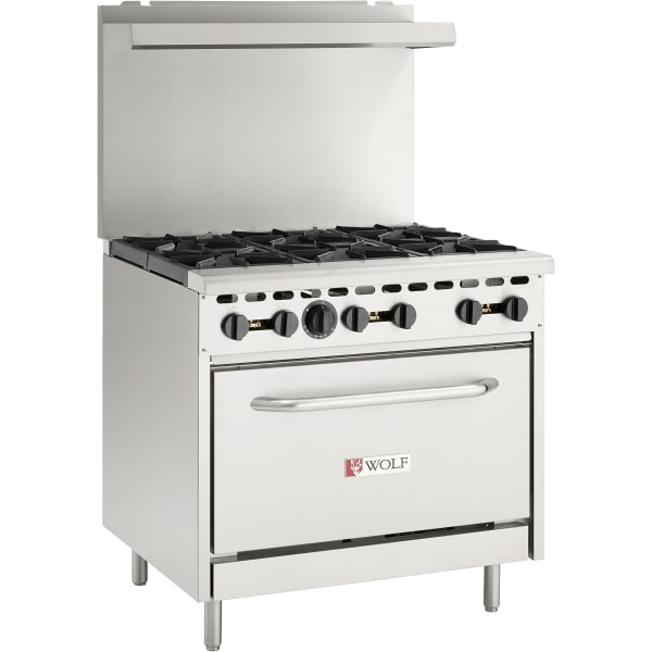 Wolf WX36-6BP WX Series 36" 6-Burner LP Gas Range with 1 Standard Oven