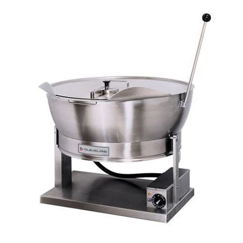Cleveland SET15 15-Gallon Electric Countertop Manual Tilt Skillet, 240V, Single Phase