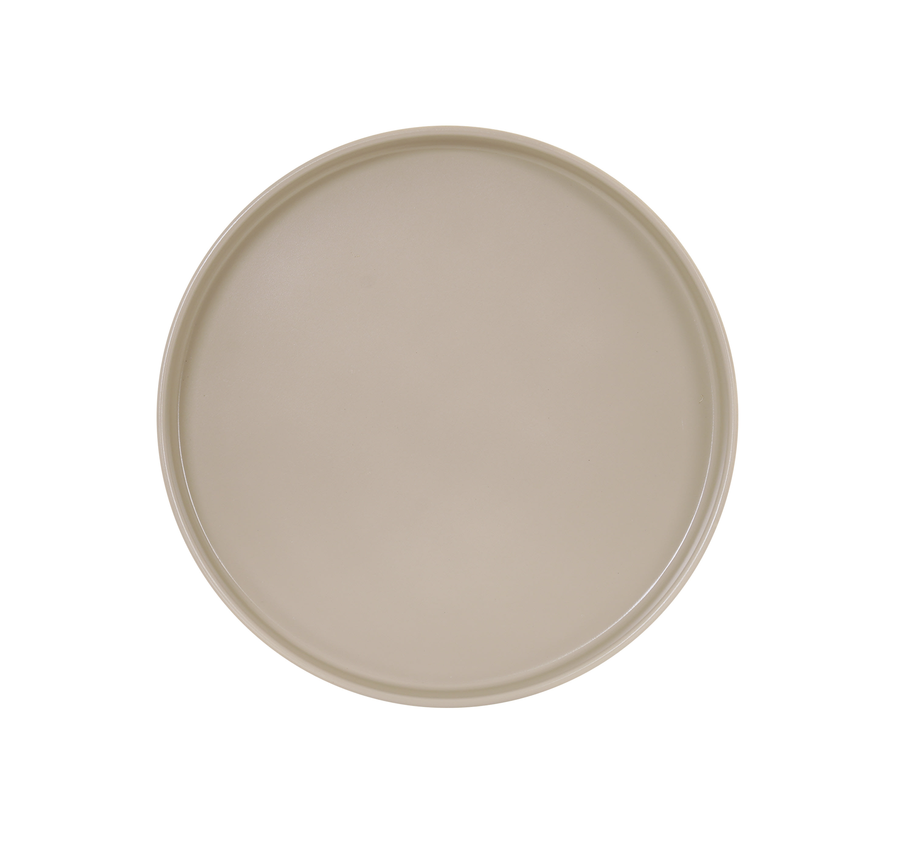 Cal-Mil 22017-12-125 Hudson 12" Mel Plate-Taupe
