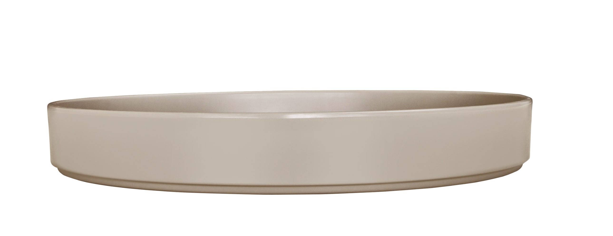 Cal-Mil 22017-8-125 Hudson 8" Melamine Plate-Taupe