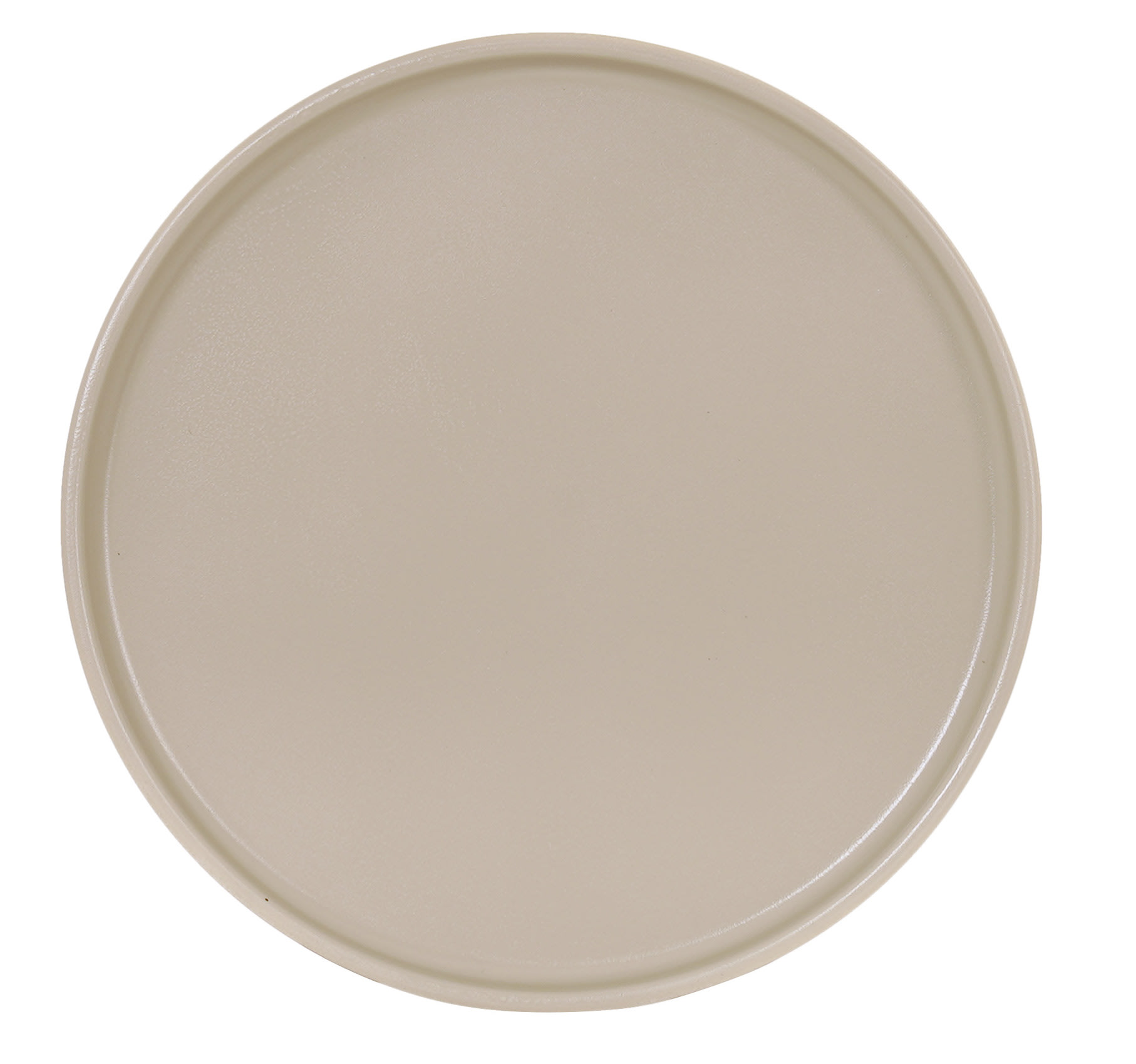 Cal-Mil 22026-10-125 Hudson 10" Low Rim Plate-Taupe