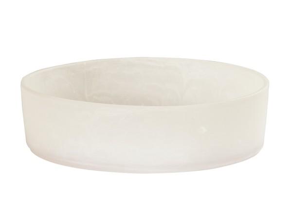Cal-Mil 23738-12-126 12" Resin Bowl-White Marble