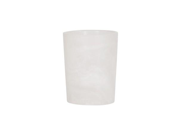 Cal-Mil 23742-5-126 4.75"Dia Cylinder-White Marble