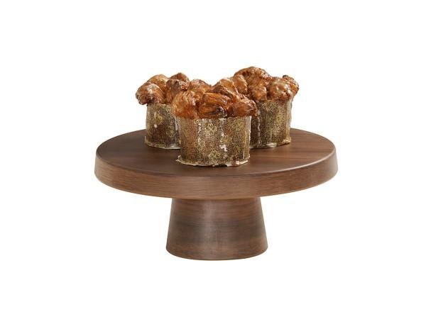 Cal-Mil 23755-104-78 10.25Diax4.25H Pedestal-Walnut