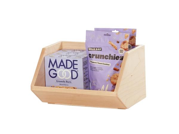Cal-Mil 23762-9-71 Blonde Angled Wood Box - Top