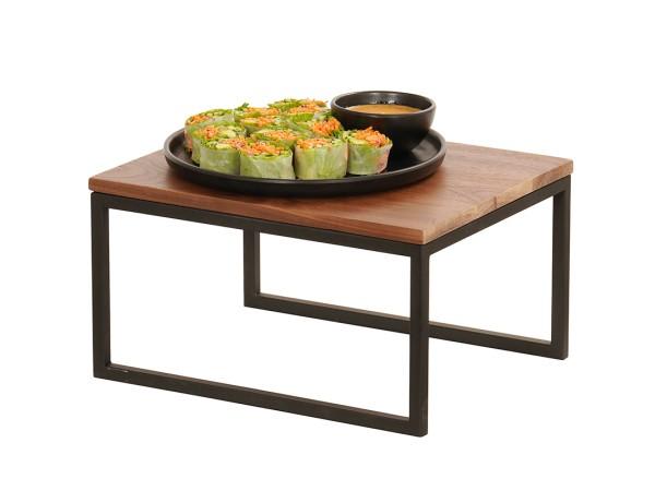 Cal-Mil 23801-1012-13 Black Metal Riser-10X12X6.75