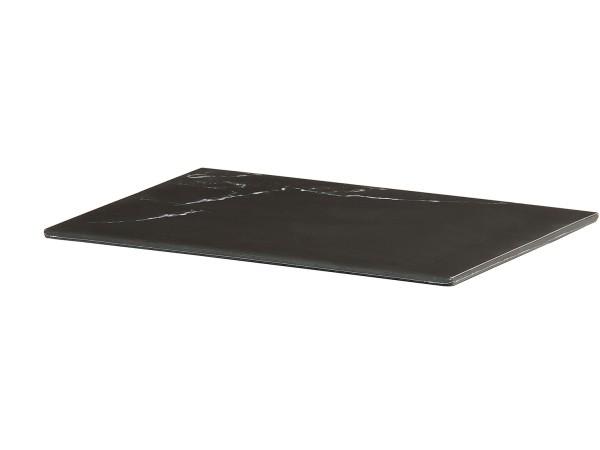 Cal-Mil 24407-1012-124 Black Marble 10X12 Tray