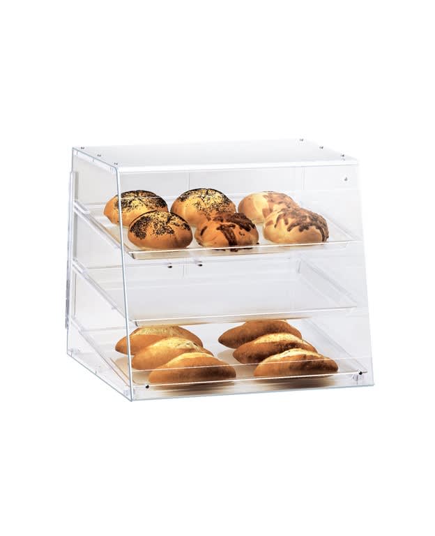 Cal-Mil 1011 Classic Display Case 3 Tray - U-Build - Attendant Serve