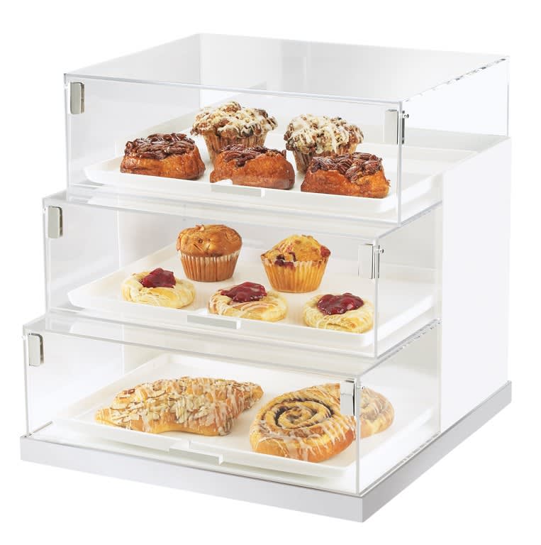 Cal-Mil 3020-55 Luxe Three Tier Bakery Display Case - 19" X 20" X 19"