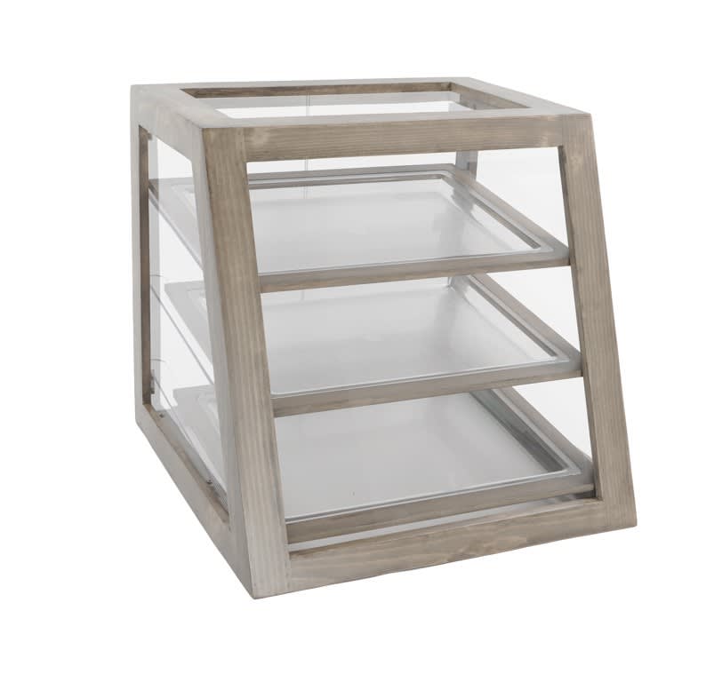 Cal-Mil 3432-S-110 Aspen Slanted Display Case - Self Serve