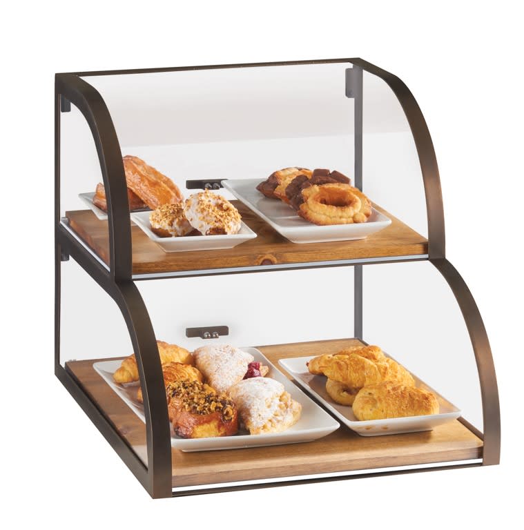 Cal-Mil 3931-S-84 Sierra 2 Tier Display Case - Self Serve