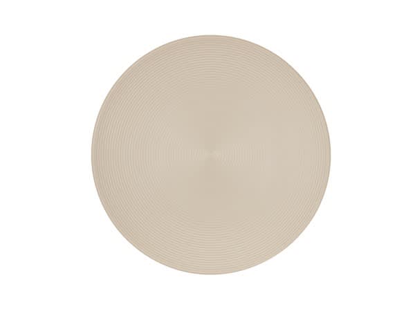 Cal-Mil 24110-8-125 Charlotte 8" Plate-Taupe 6/Case