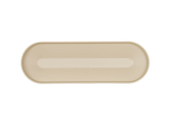 Cal-Mil 24114-618-125 Nova 6X18 Coupe Platter-Taupe 6/Case