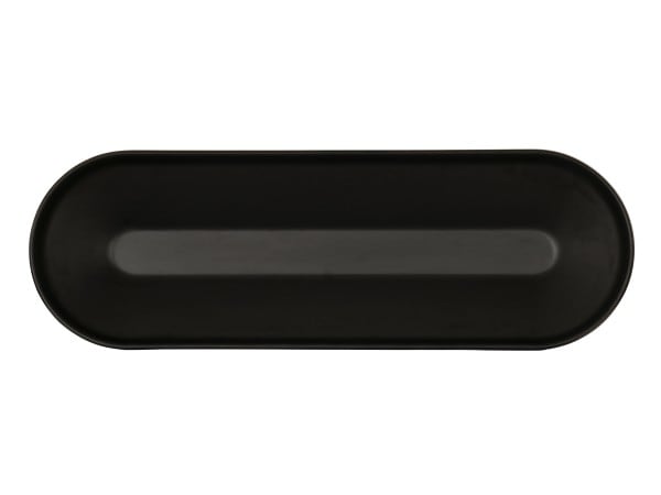 Cal-Mil 24114-618-13 Nova 6X18 Coupe Platter-Black 6/Case