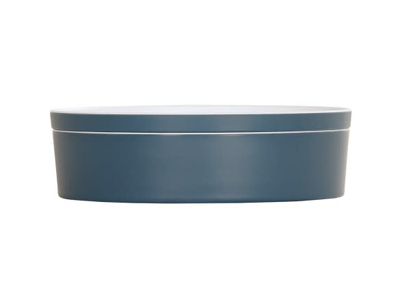 Cal-Mil 24129-10-111 10.5" Round Bento-Stone Blue 3/Case