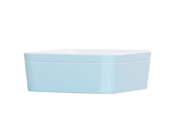 Cal-Mil 24130-8-127 8.25" Square Bento-Ocean Blue 3/Case