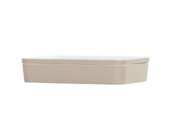 Cal-Mil 24132-1410-102 14"X10.5"Bento Box-Ash 3/Case