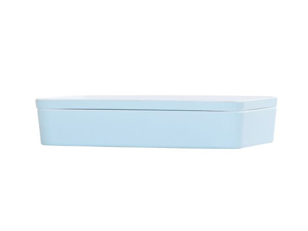 Cal-Mil 24132-1410-127 14"X10.5" Bento Box-Ocean Blue 3/Case