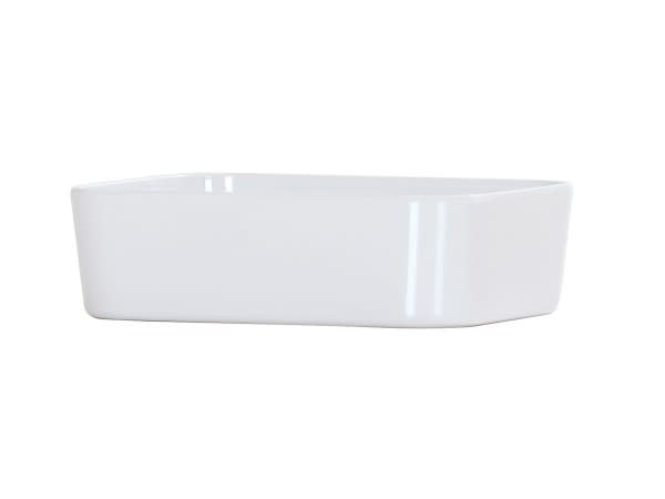 Cal-Mil 24132-46-15 White Bento Box Insert-4.5X6 3/Case