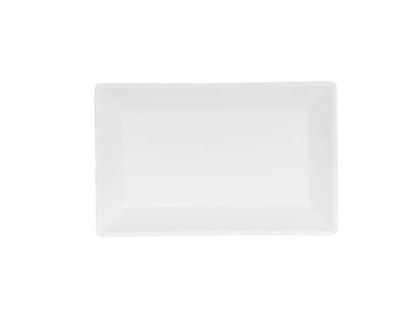 Cal-Mil 24201-117-15 11X7 Rect Plate - White 6/Case