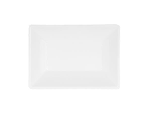 Cal-Mil 24201-57-15 5X7 Rect Plate - White 6/Case