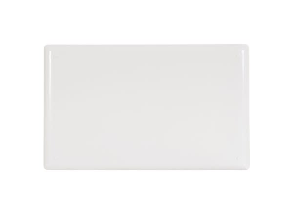 Cal-Mil 24304-1321-15 Square 13X21 White Platter 6/Case