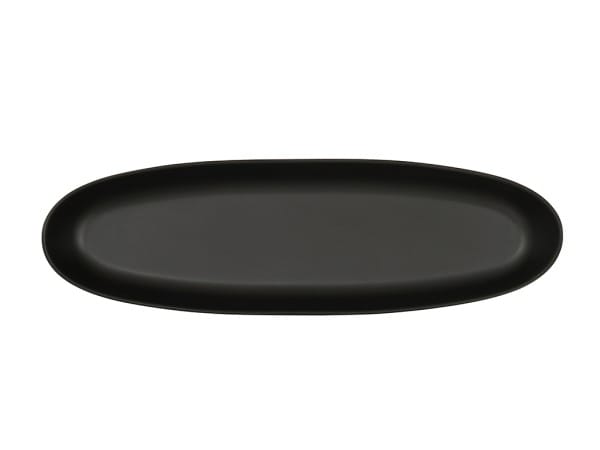 Cal-Mil 24403-620-13 Bali Oval Platter-6X20 Black 6/Case
