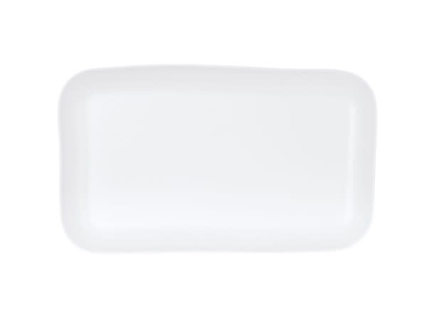 Cal-Mil 24406-1220-15 Bali 12X20 Platter-White 3/Case