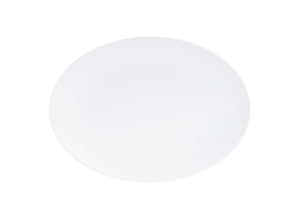 Cal-Mil 22391-11-15 White Melamine Oval Plate 6/Case