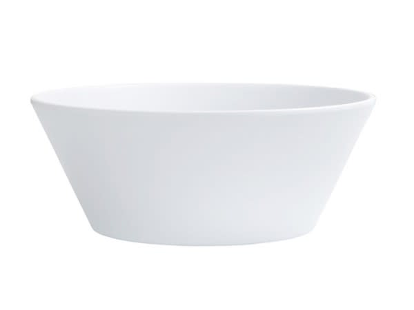 Cal-Mil 22392-5-15 13Oz White Melamine Bowl 6/Case