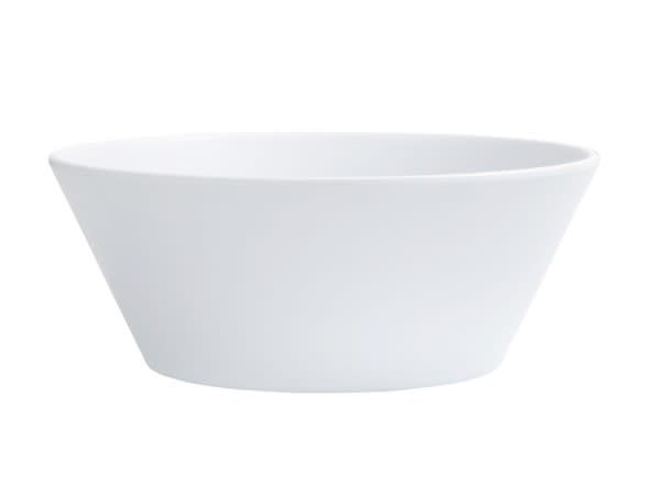 Cal-Mil 22392-7-15 28Oz White Melamine Bowl 6/Case