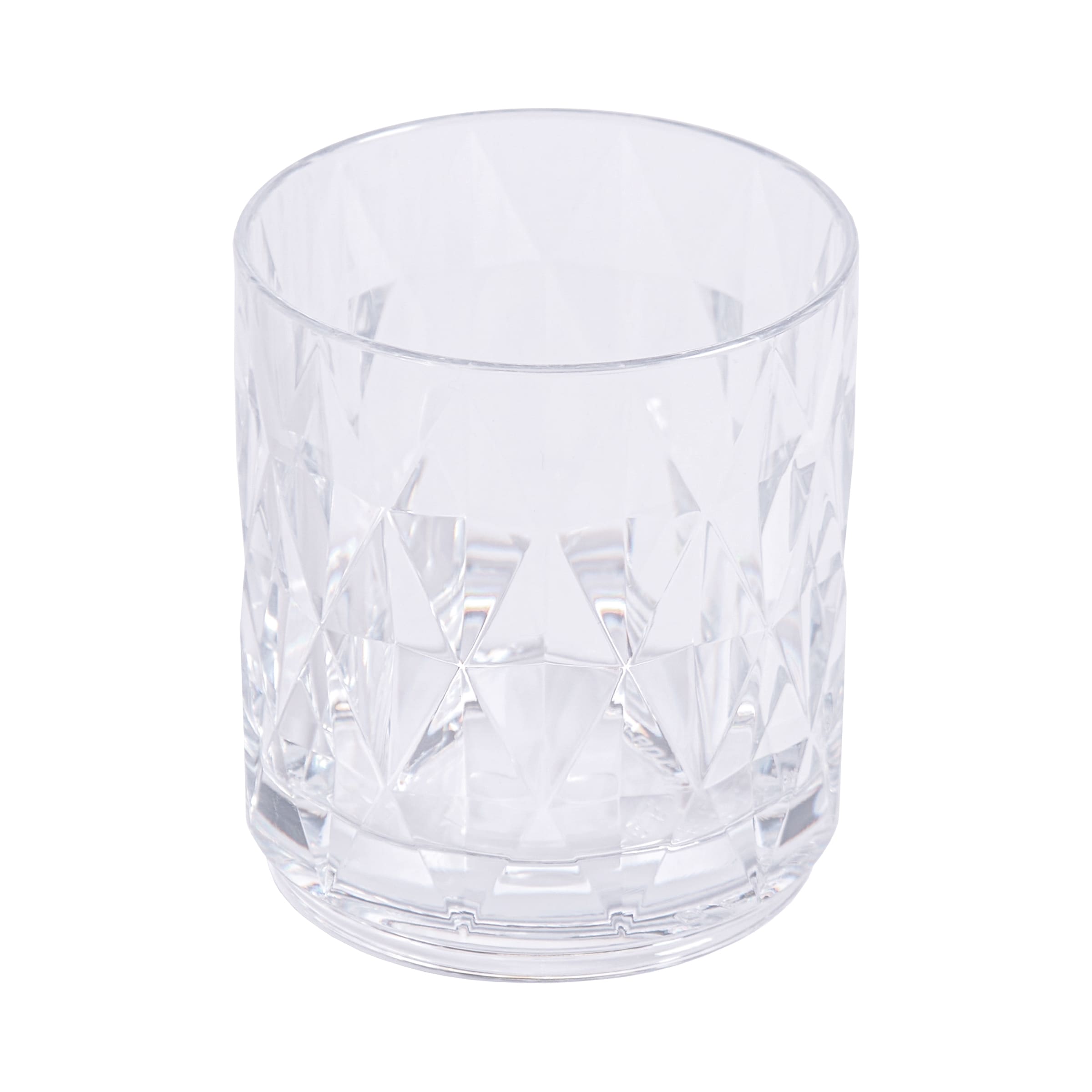 G.E.T. DM-10R-CL 10 oz (10.55 oz Rim-Full) 3.17" Dia. Rocks, 3.58" H, GET. Fitzgerald