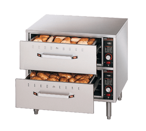 Hatco HDW-2 2-Drawer Freestanding Drawer Warmer, 120V