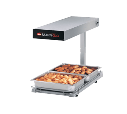 Hatco UGFFBL Ultra-Glo® Portable French Fry Warmer with Toggle Switch, Heated Base, and Overhead Lighting, 120V