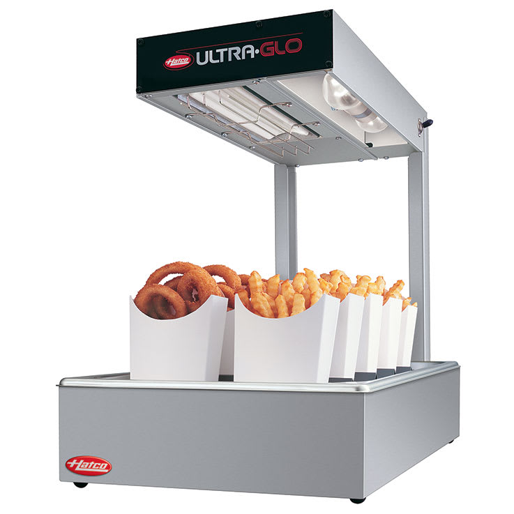 Hatco UGFFL Ultra-Glo® Portable French Fry Warmer with Toggle Switch and Overhead Lighting, 120V