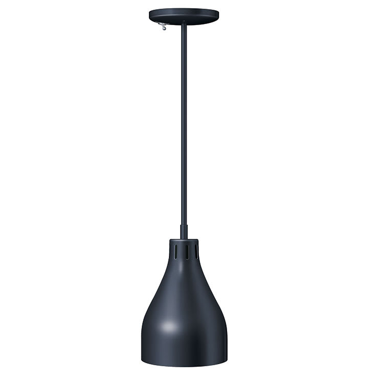 Hatco DL-500-RCTL 1-Bulb Bold Black Decorative Heat Lamp, 120V
