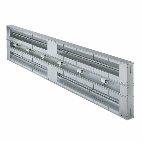 Hatco GRAHL-36D3 Glo-Ray® 36" Infrared Strip Heater with Double Heater Rod Housing and Toggle Switch, 120V