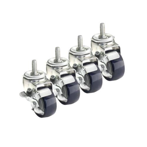 Krowne 28-164S 3" Threaded Stem Caster Set