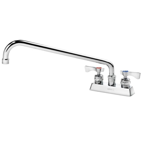 Krowne 15-314L-W-F2 Royal Series Deck Mount Faucet w/ 14" Swing Spout, 4" Centers