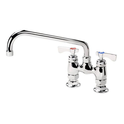 Krowne 15-410L Royal Series Deck Mount Faucet w/ 10" Swing Spout, 4" Centers