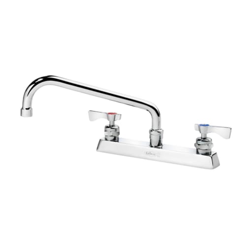 Krowne 15-510L Royal Series Deck Mount Faucet w/ 10" Swing Spout, 8" Centers