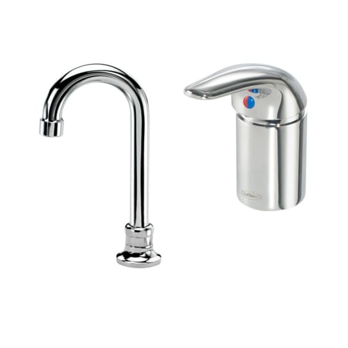 Krowne 16-330L Royal Series Deck Mount Faucet w/ 3.5" Gooseneck Spout, Single Hole