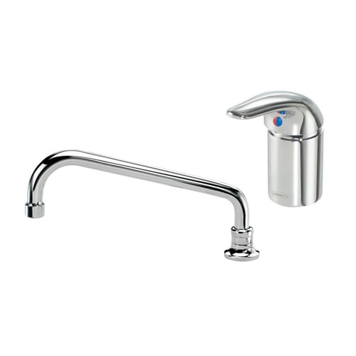 Krowne 16-333L Royal Series Deck Mount Faucet w/ 10" Remote Spout, Single Hole