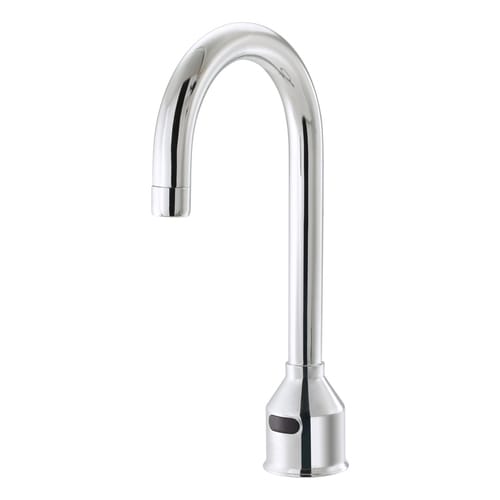 Krowne 16-650 Royal Series Deck Mount Electronic Faucet w/ 6" Gooseneck Spout, Single Hole